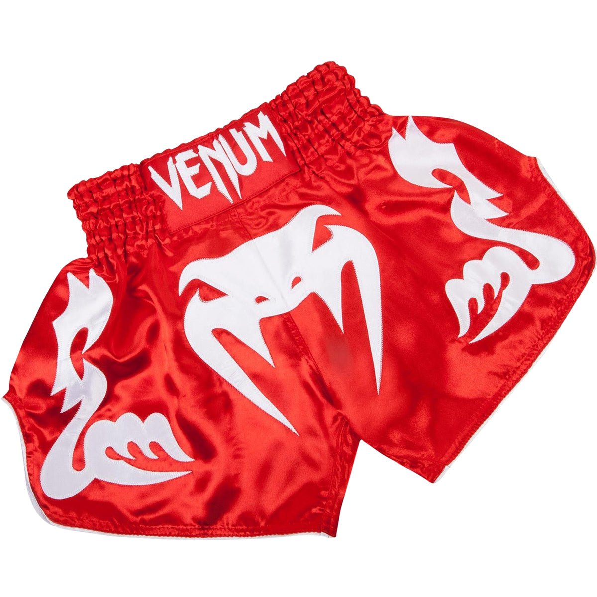Venum Bangkok Inferno Muay Thai Shorts - Red/Ice - Forza Sports