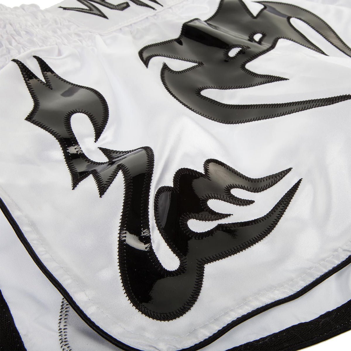 Venum Bangkok Inferno Muay Thai Shorts - White/Black - Forza Sports
