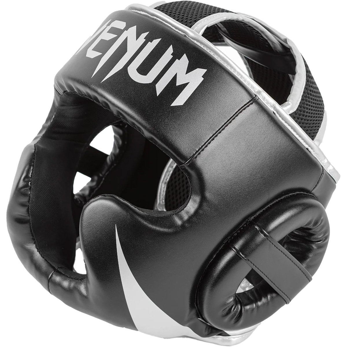 Venum Challenger 2.0 Boxing and MMA Training Headgear - Black/Silver - Forza Sports