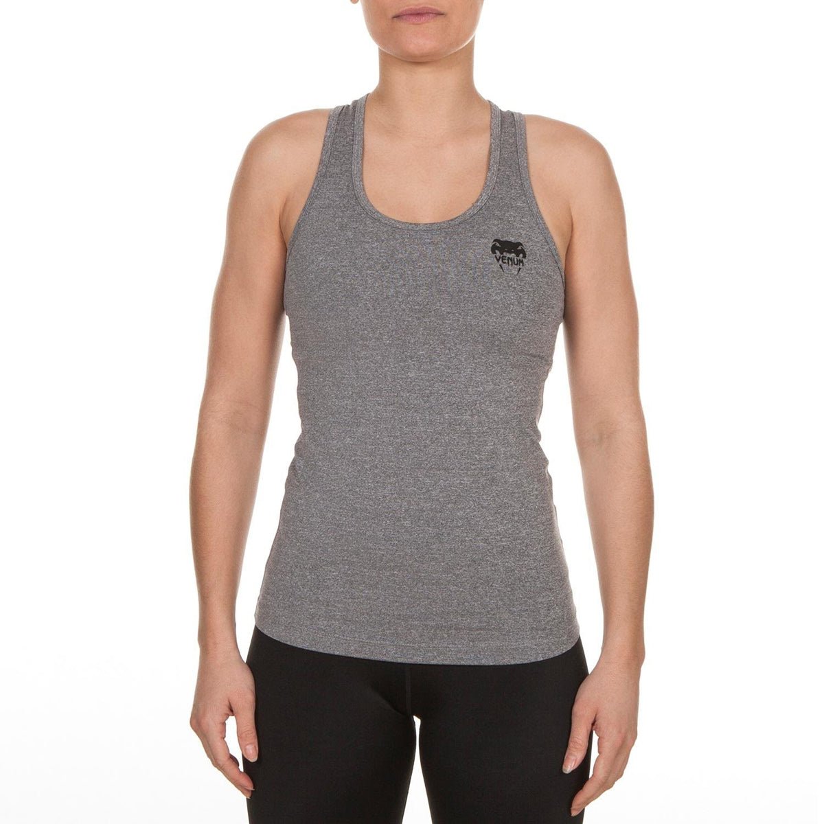 Venum Women's Essential Racer Back Athletic Tank Top - Gray - Forza Sports