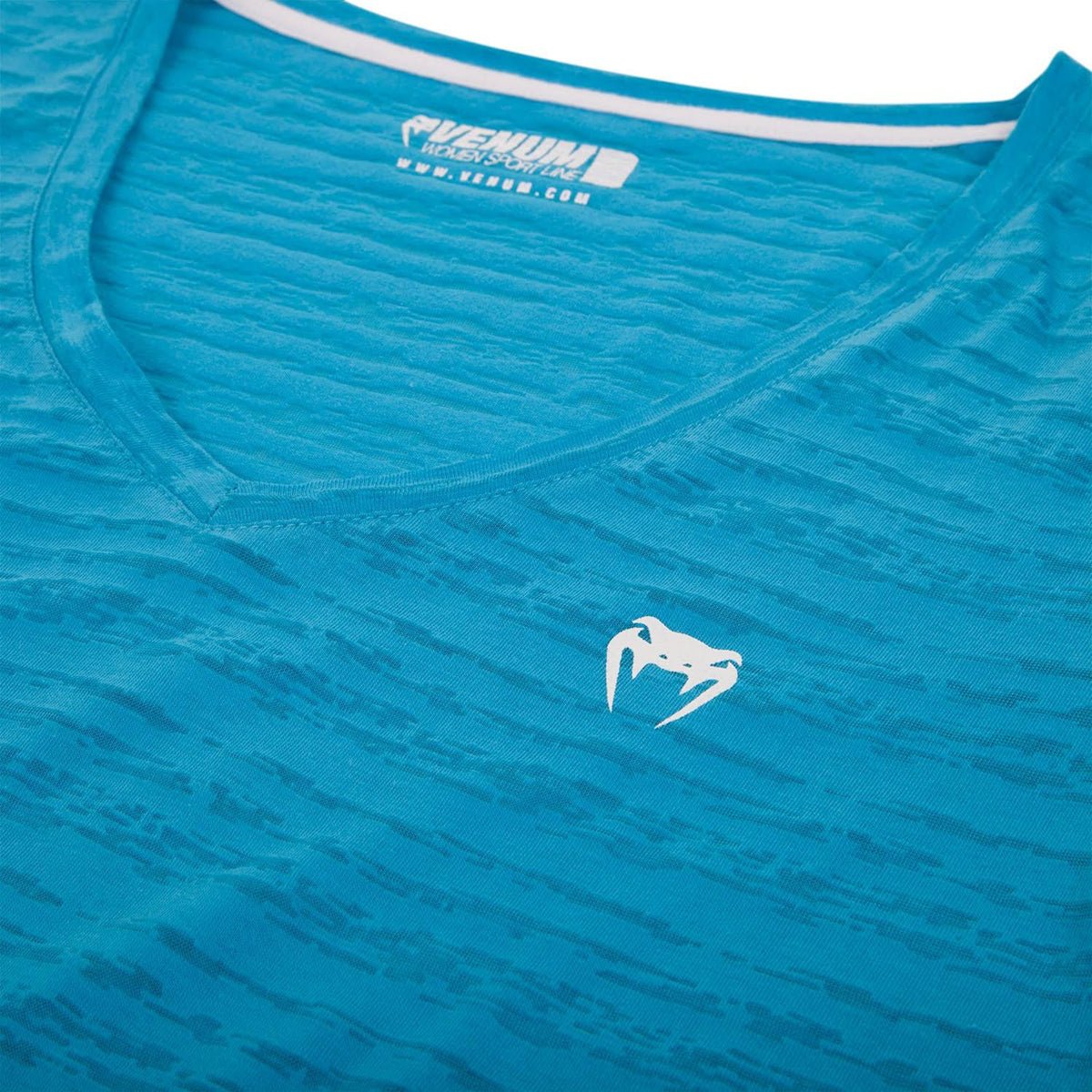 Venum Women's Essential V - Neck Athletic T-Shirt - Blue - Forza Sports