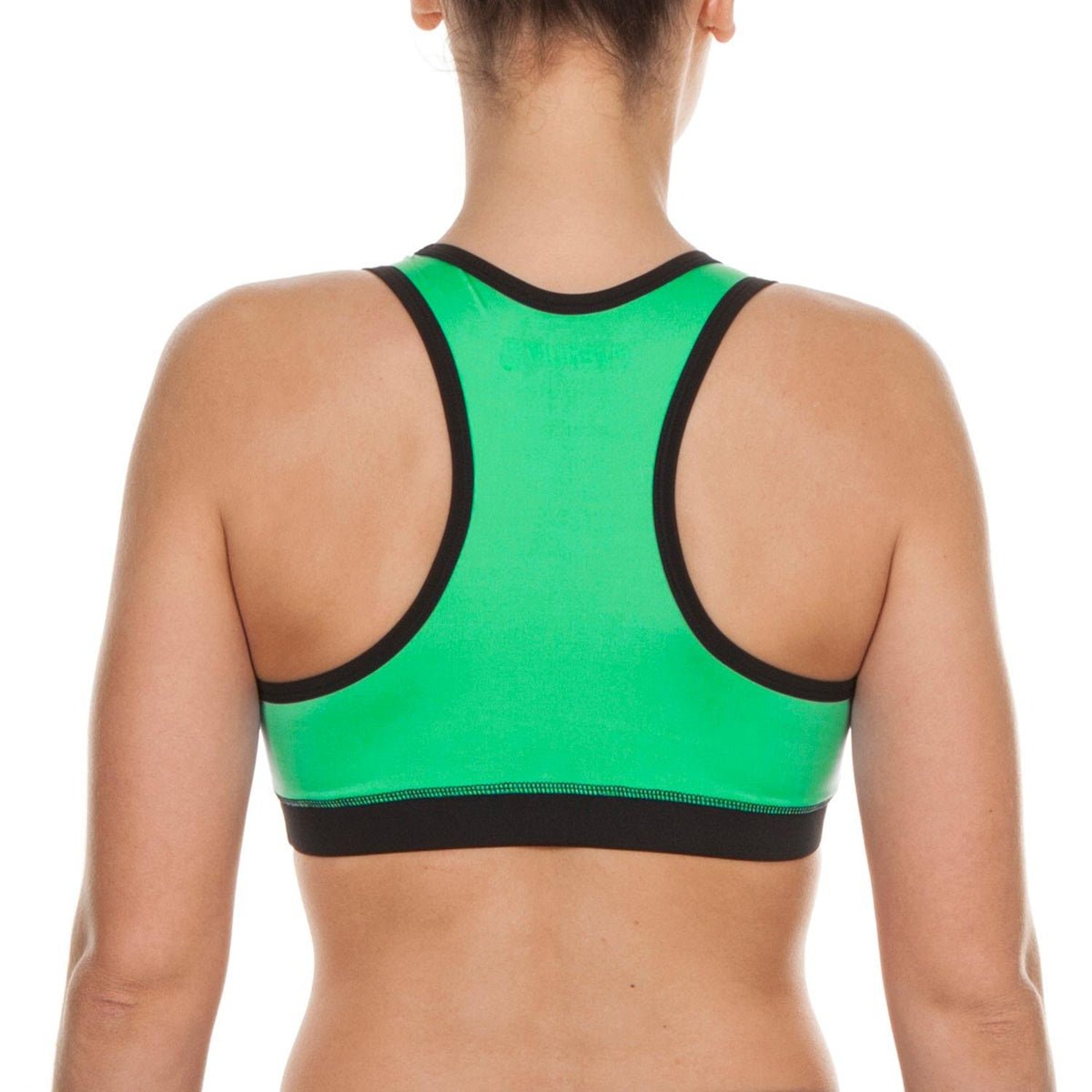 Venum Essential Racer Back Sports Bra Top - Green - Forza Sports