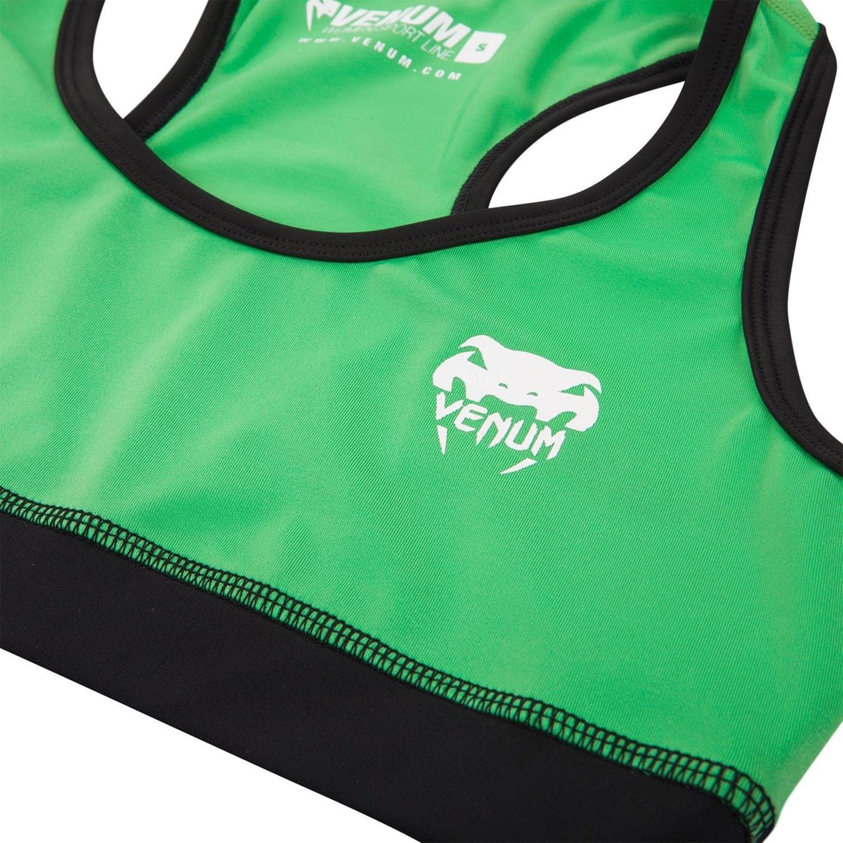 Venum Essential Racer Back Sports Bra Top - Green - Forza Sports