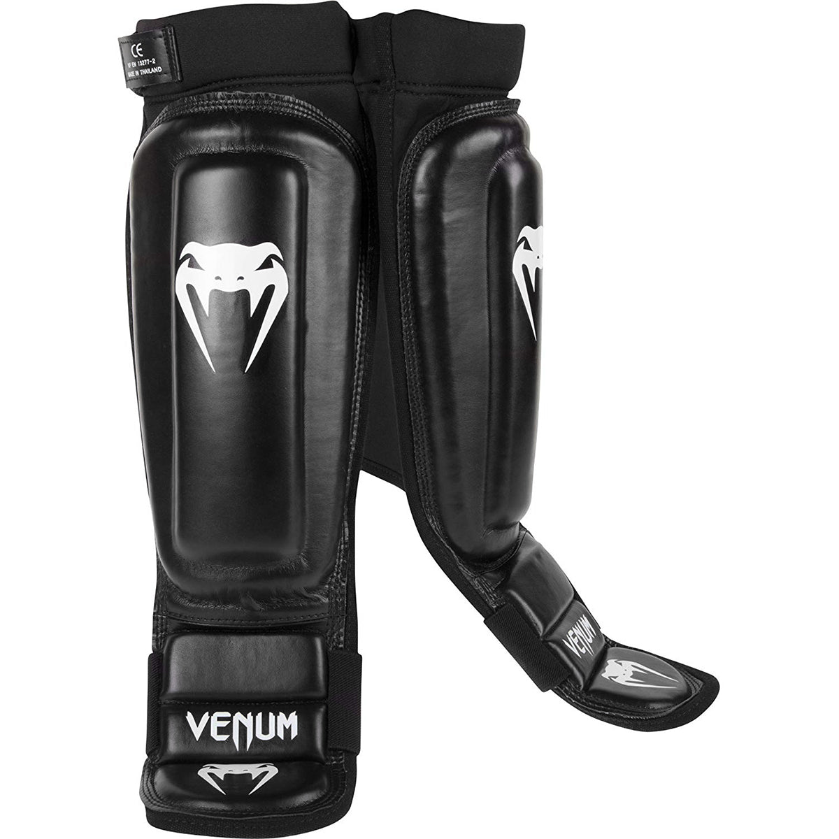 Venum 360 MMA Shin Instep Guards - Black - Forza Sports