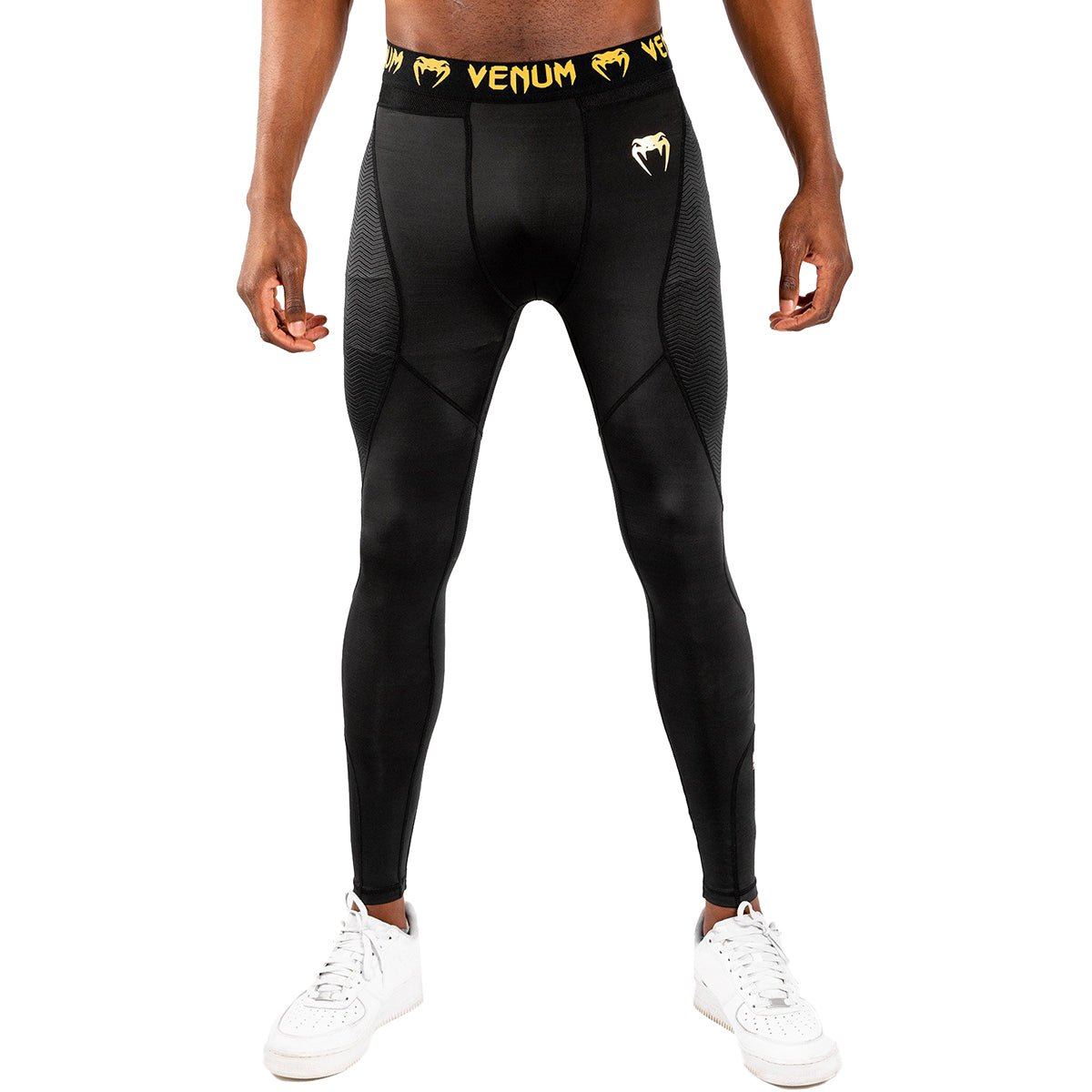 Venum G - Fit Compression Spats - Black/Gold - Forza Sports