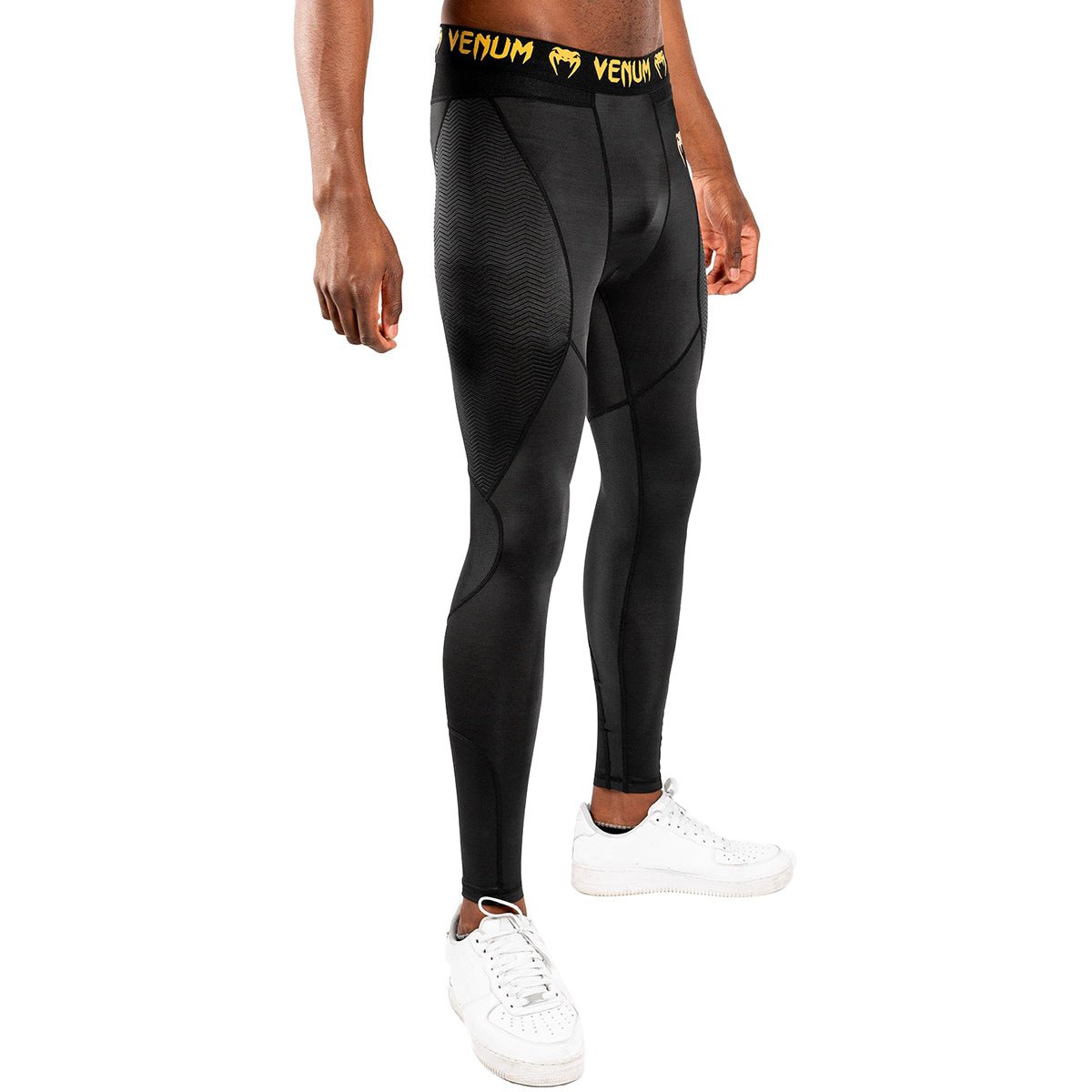 Venum G - Fit Compression Spats - Black/Gold - Forza Sports