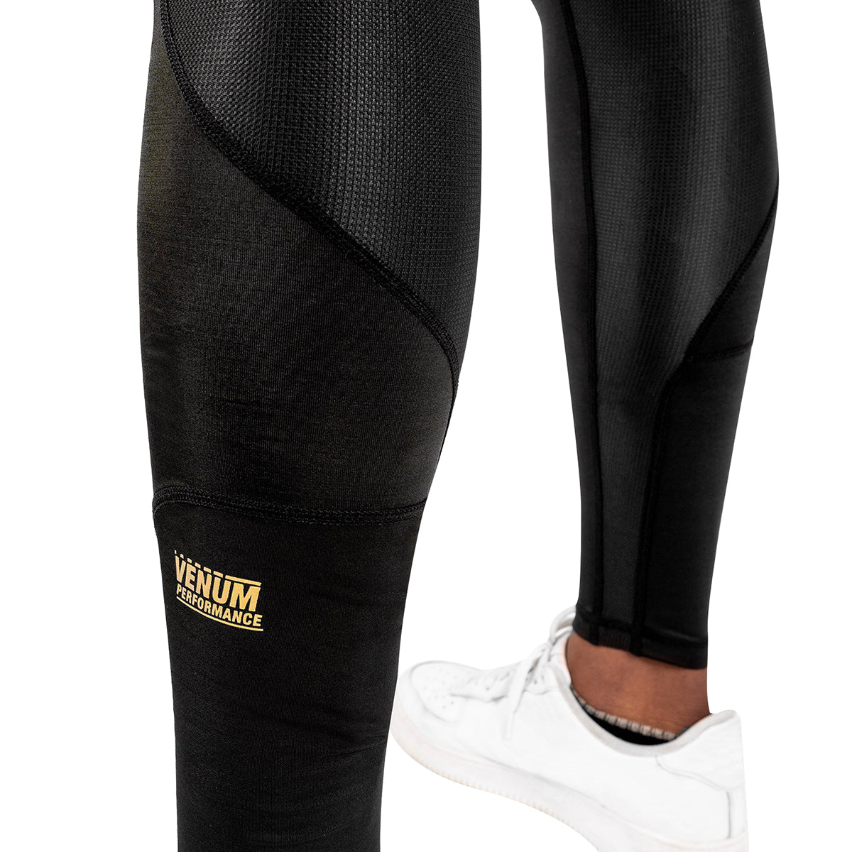 Venum G - Fit Compression Spats - Black/Gold - Forza Sports