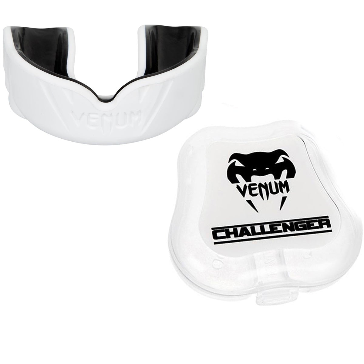 Venum Challenger Mouthguard - White/Black - Forza Sports