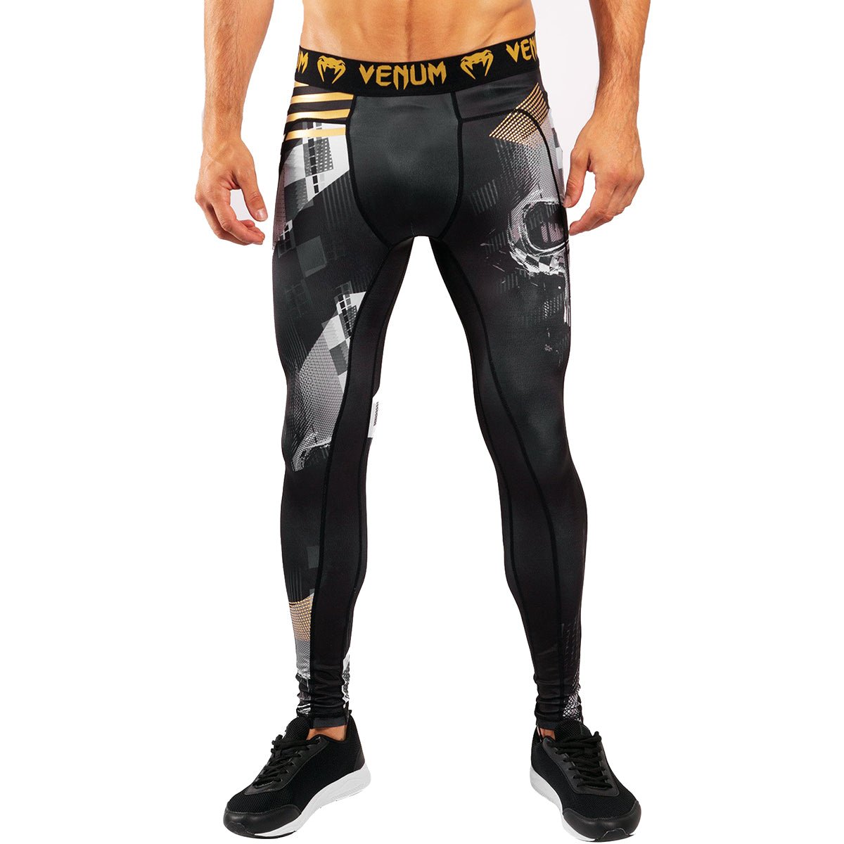 Venum Skull Compression Spats - Black - Forza Sports