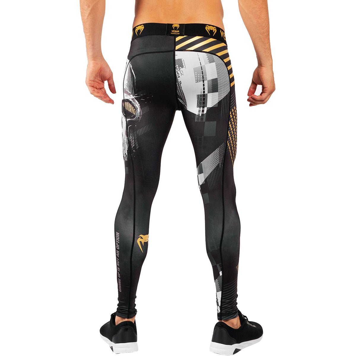 Venum Skull Compression Spats - Black - Forza Sports