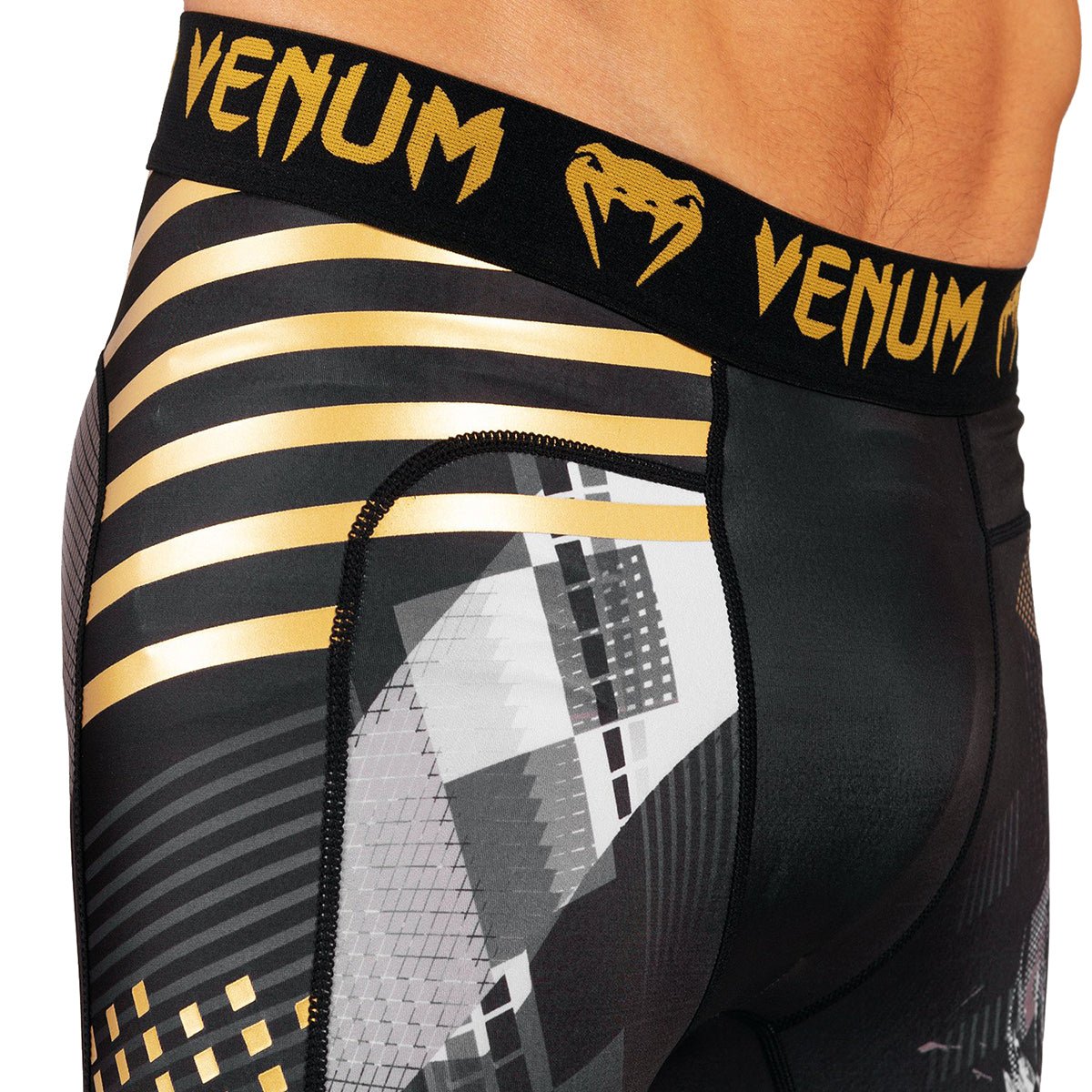 Venum Skull Compression Spats - Black - Forza Sports