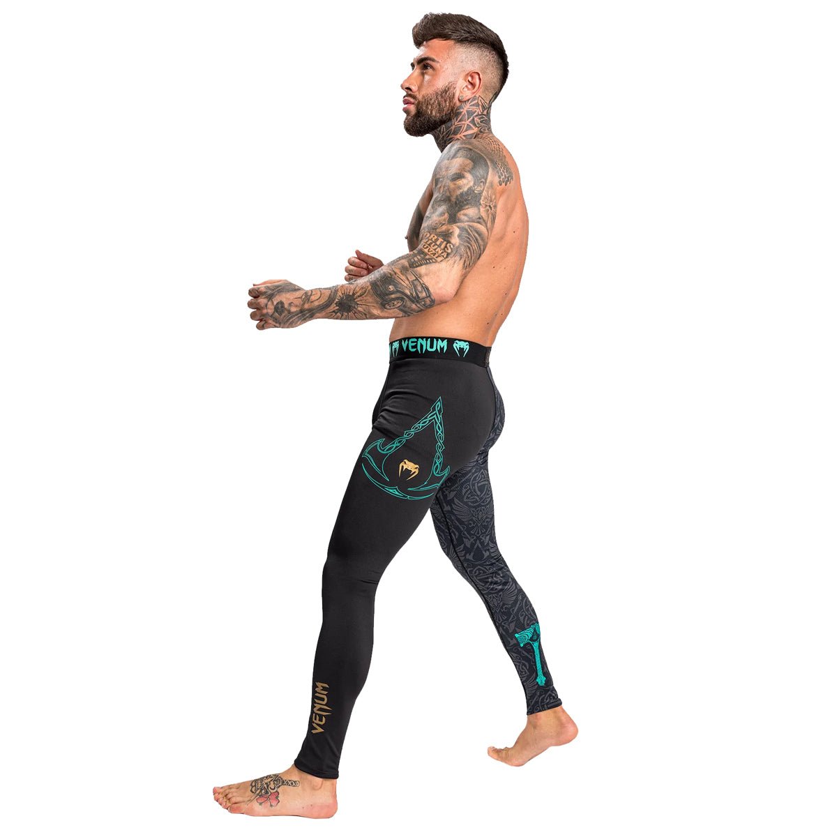 Venum Assassin's Creed Reloaded Compression Spats - Black - Forza Sports