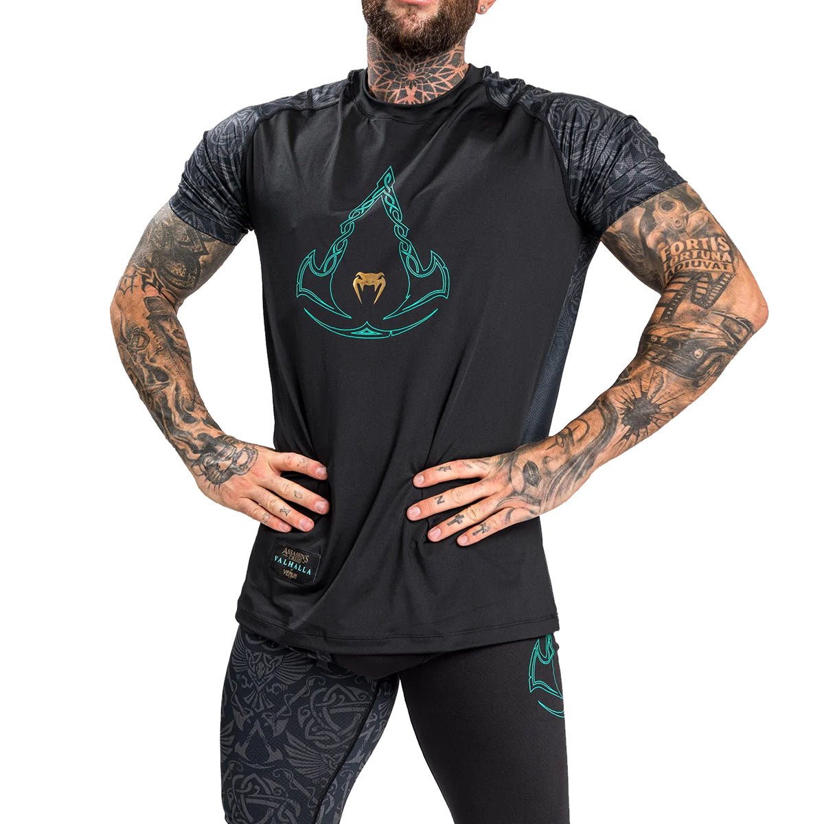 Venum Assassin's Creed Reloaded Dry Tech T-Shirt - Black - Forza Sports