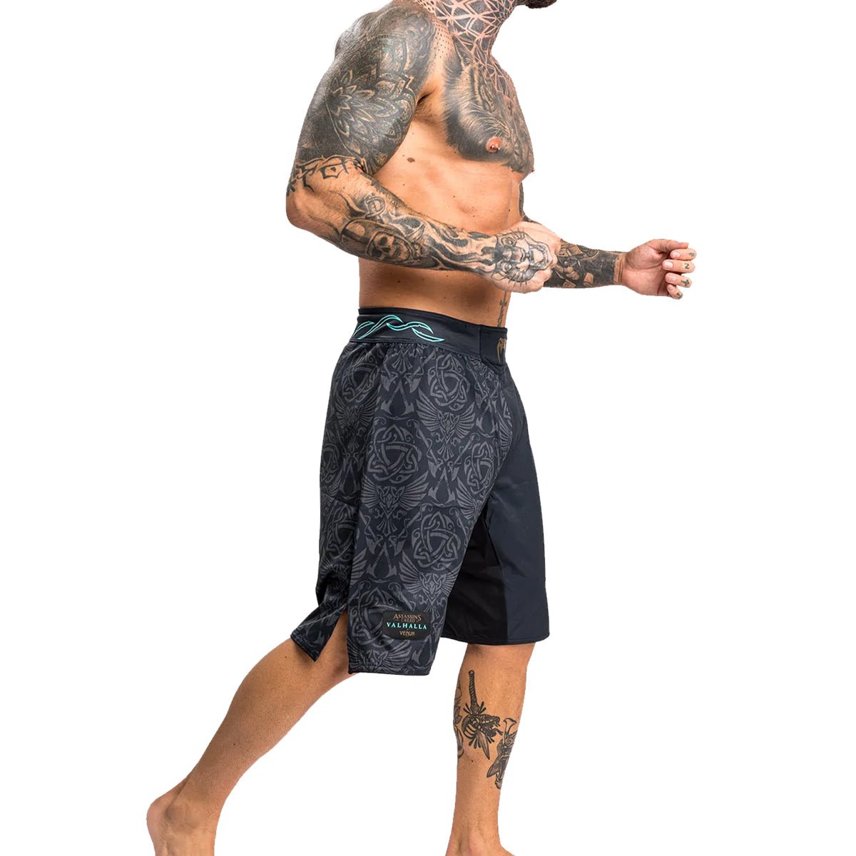 Venum Assassin's Creed Reloaded Fight Shorts - Black - Forza Sports