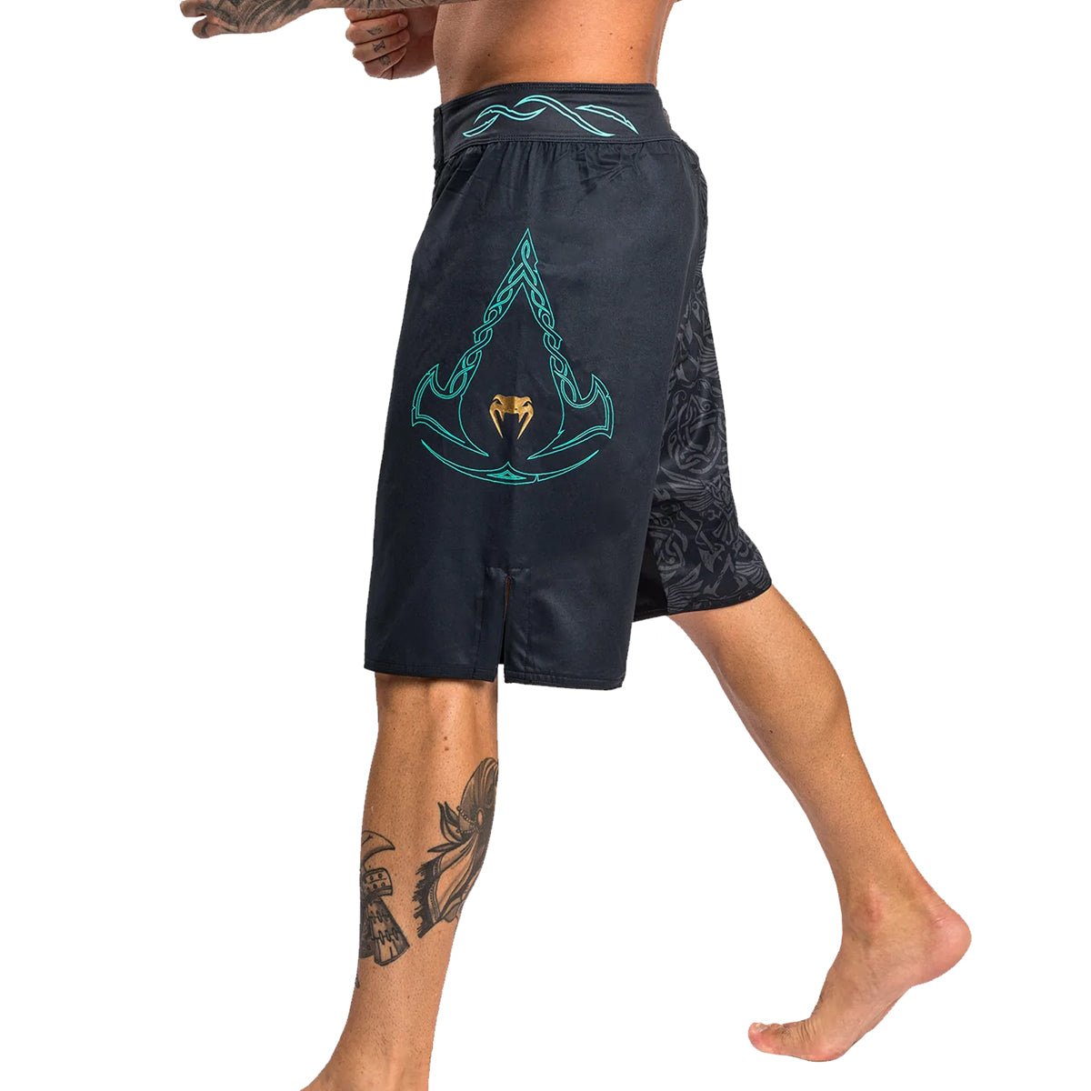 Venum Assassin's Creed Reloaded Fight Shorts - Black - Forza Sports