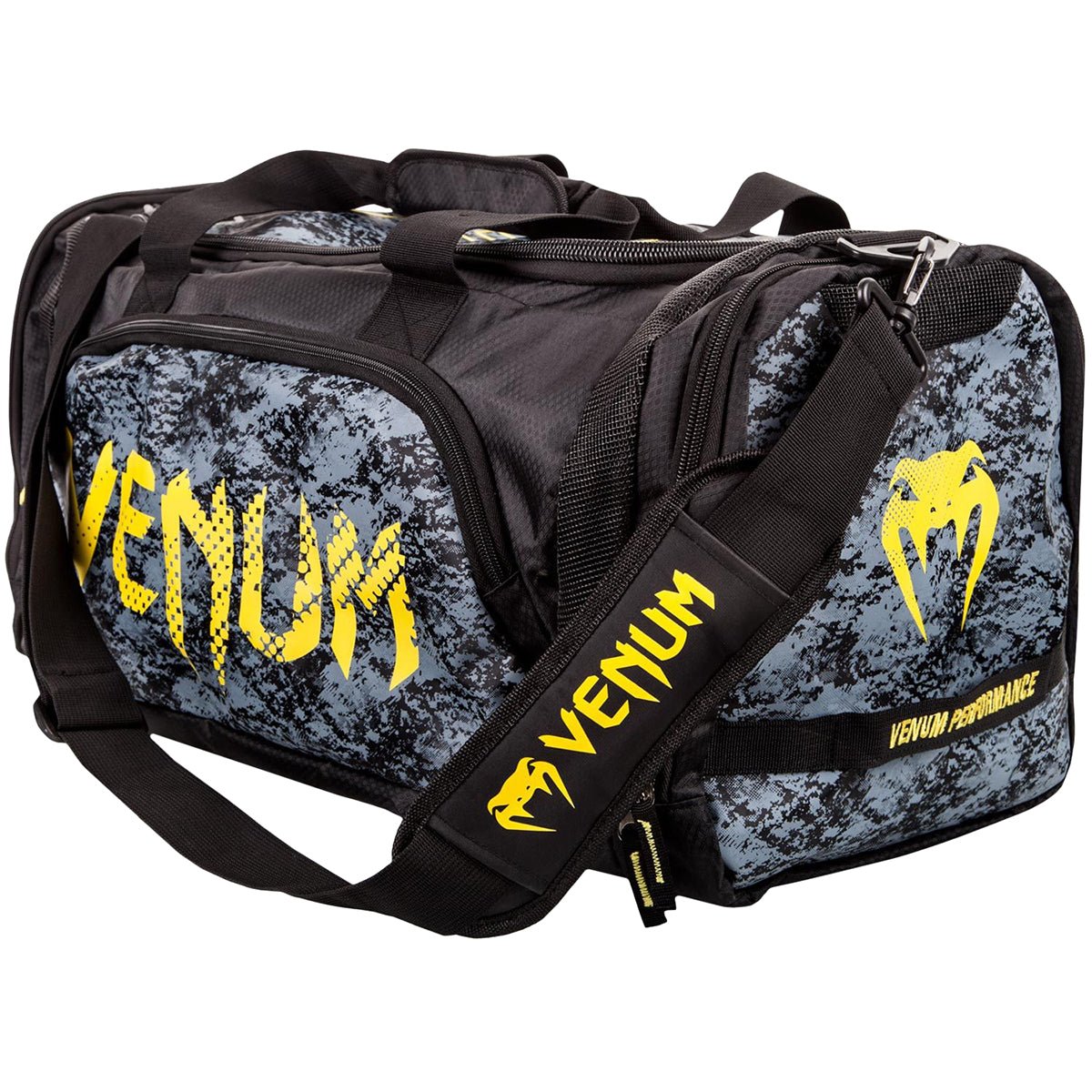 Venum Tramo Sports Bag - Black/Yellow - Forza Sports