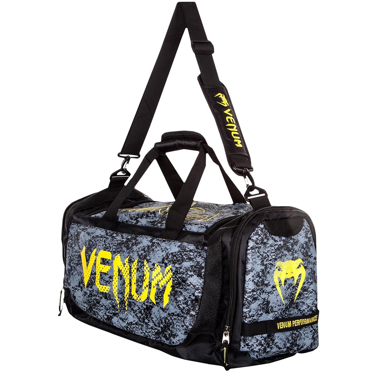 Venum Tramo Sports Bag - Black/Yellow - Forza Sports