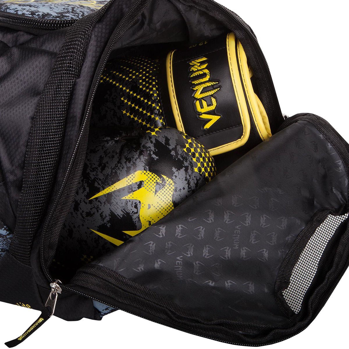 Venum Tramo Sports Bag - Black/Yellow - Forza Sports