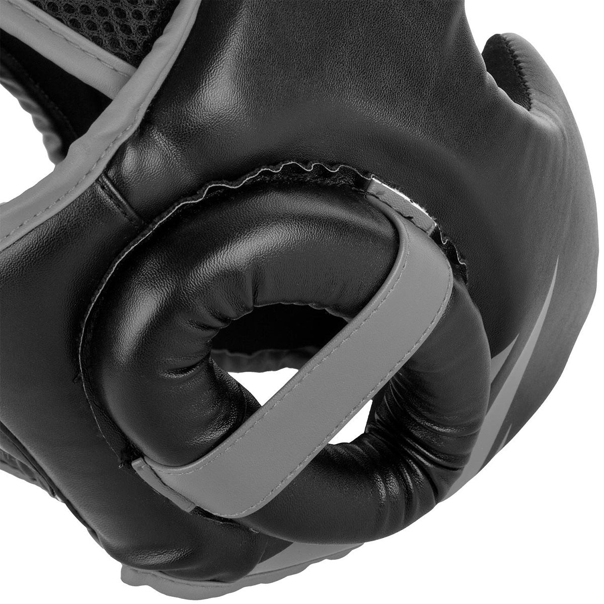 Venum Challenger 2.0 Skintex Leather MMA Training Headgear - Black/Gray - Forza Sports