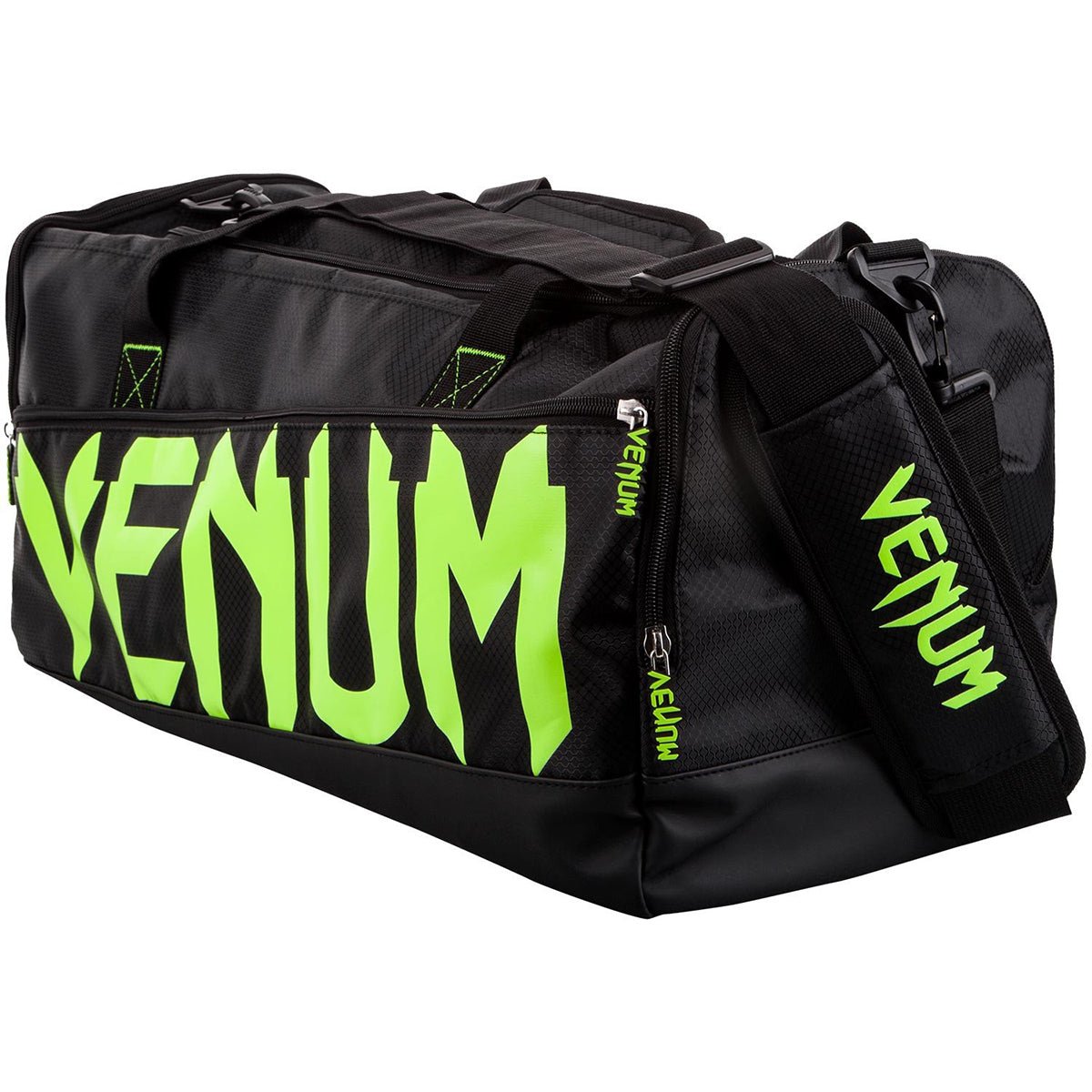 Venum Sparring Sport Equipment Duffel Bag - Black/Neo Yellow - Forza Sports