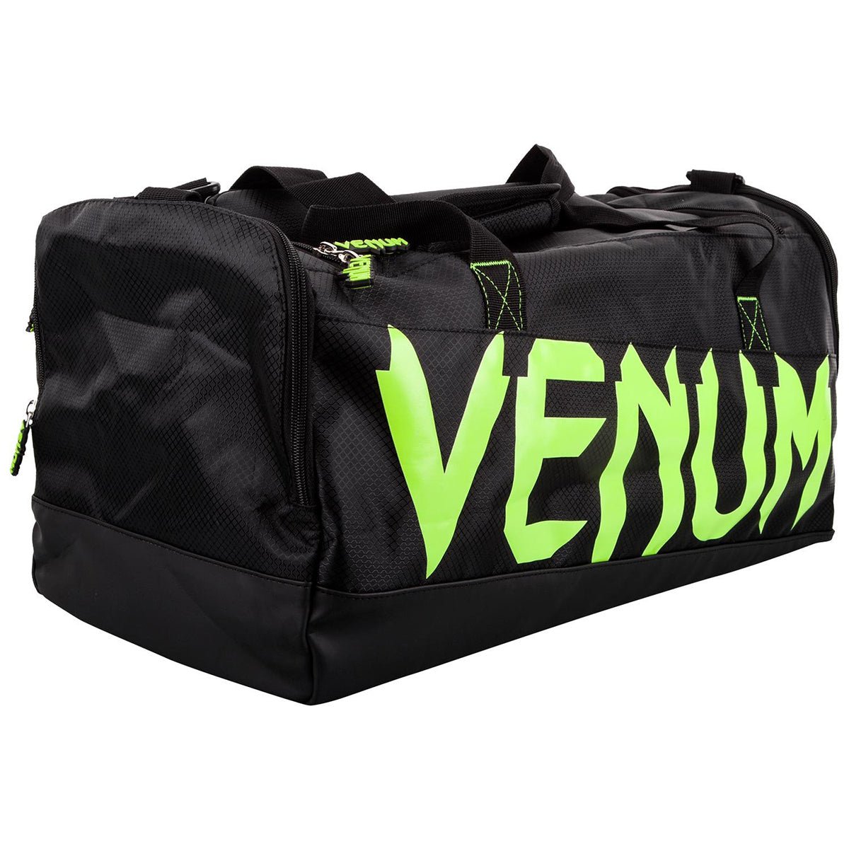 Venum Sparring Sport Equipment Duffel Bag - Black/Neo Yellow - Forza Sports