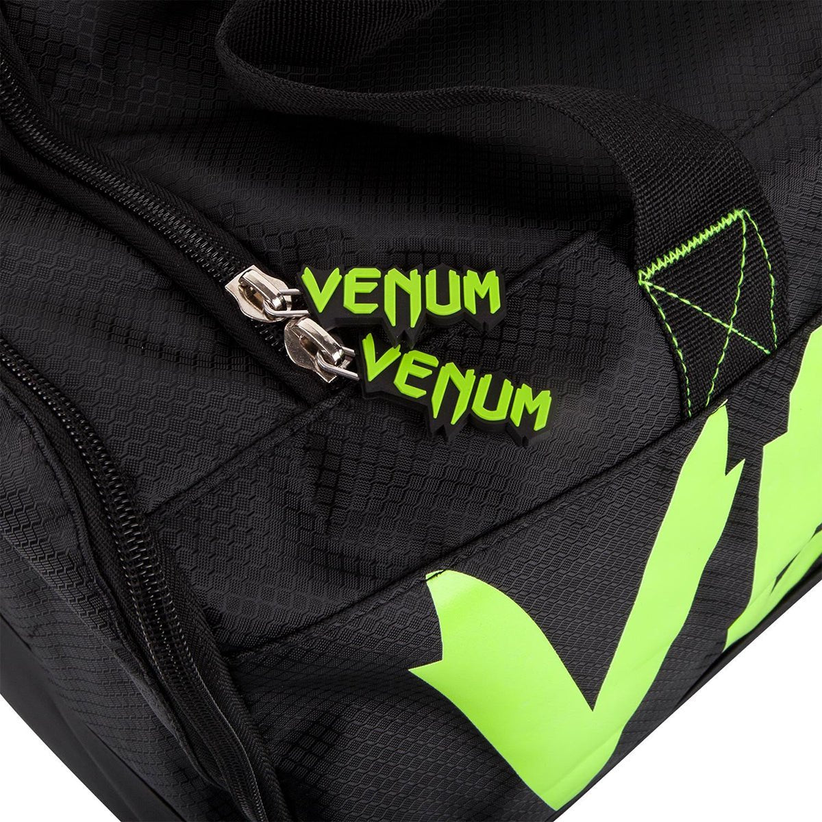 Venum Sparring Sport Equipment Duffel Bag - Black/Neo Yellow - Forza Sports