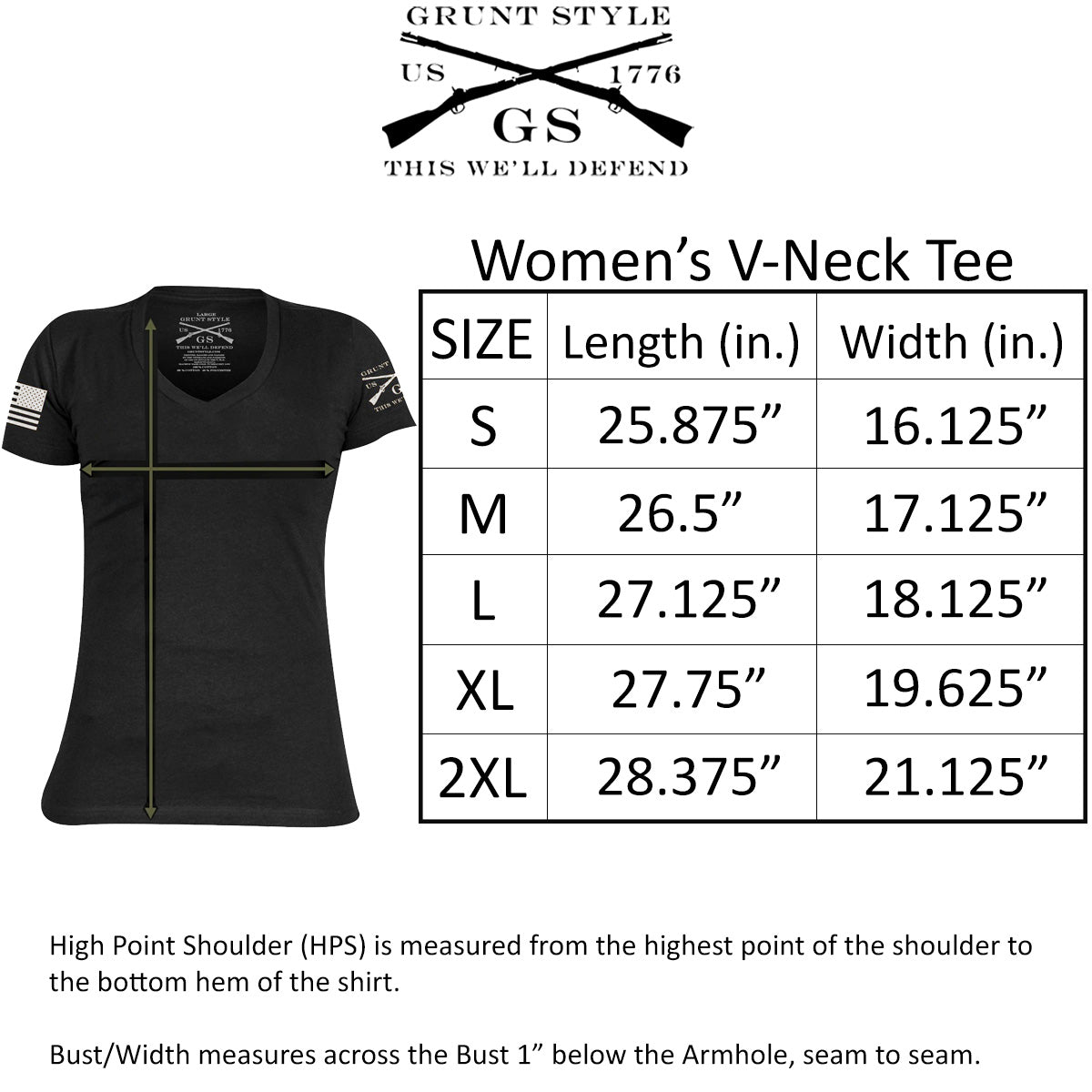 Grunt Style Women's Red Blood Blue Collar V - Neck T-Shirt - Black - Forza Sports