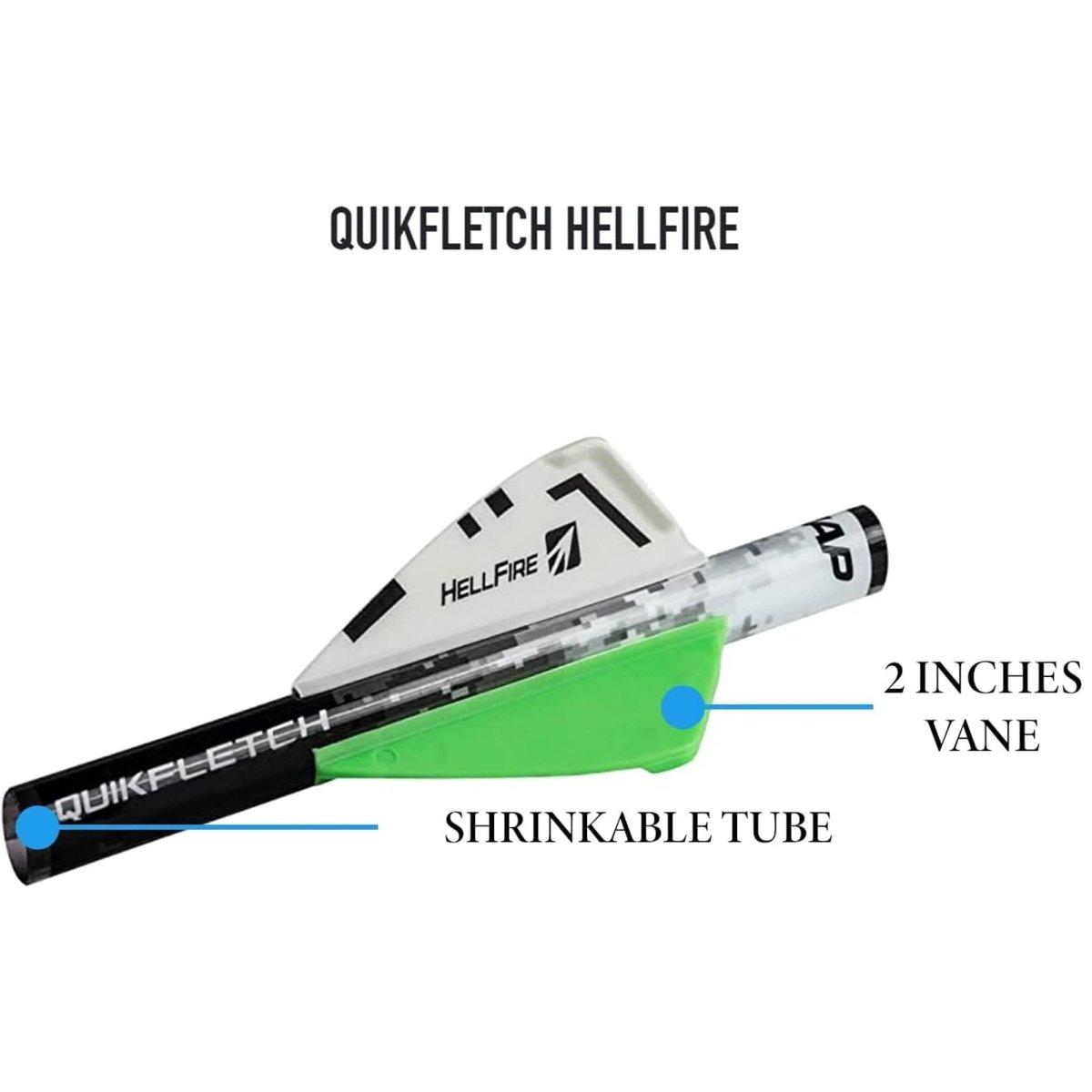 New Archery Products Quikfletch Hellfire 2" - Forza Sports