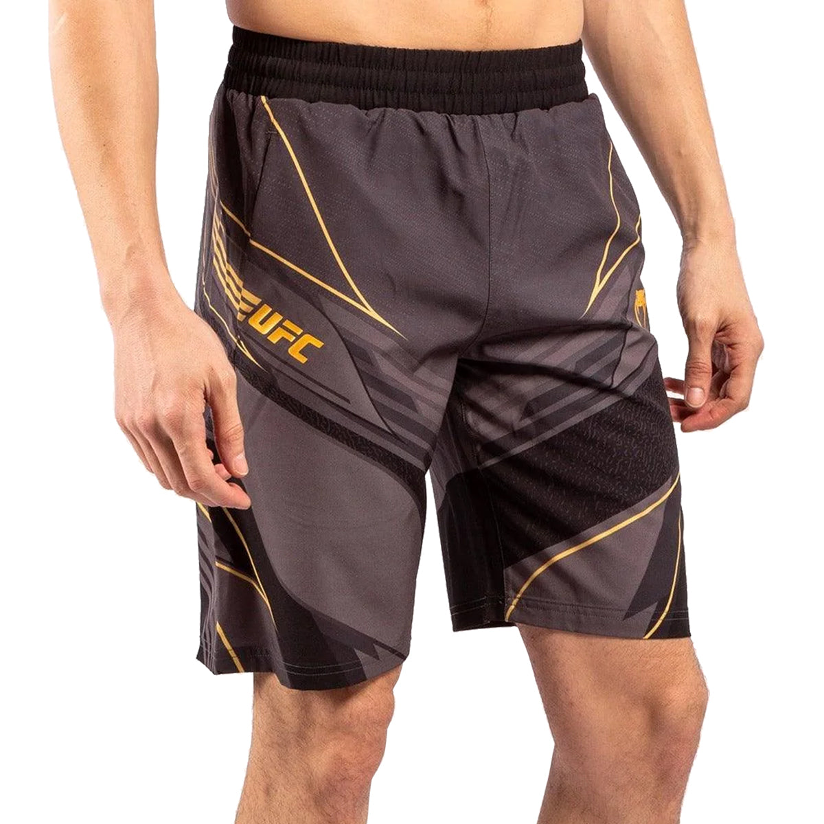Venum UFC Replica Champion Training Shorts - Black/Gold Venum