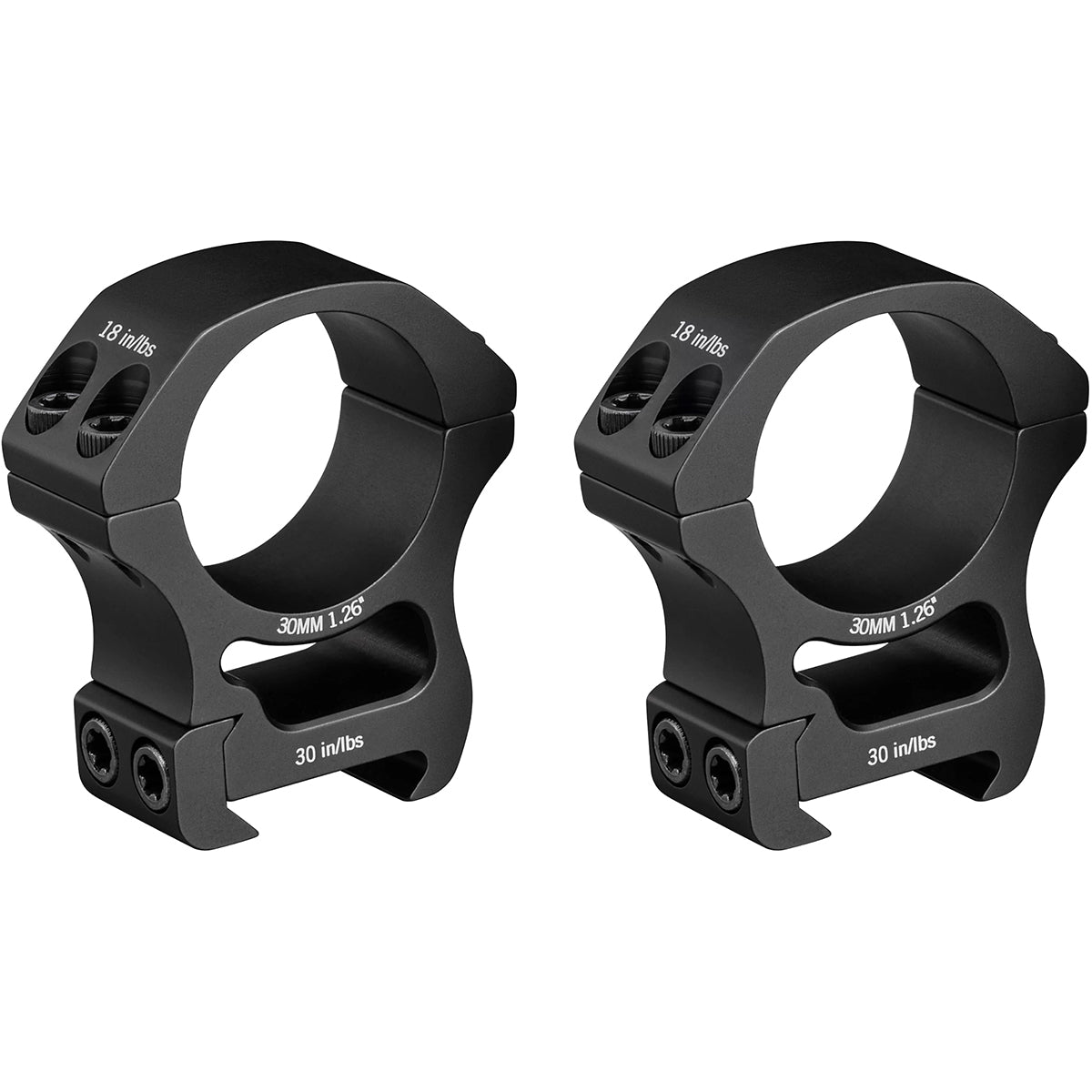 Vortex Optics Pro Series 1" Riflescope Rings - Forza Sports