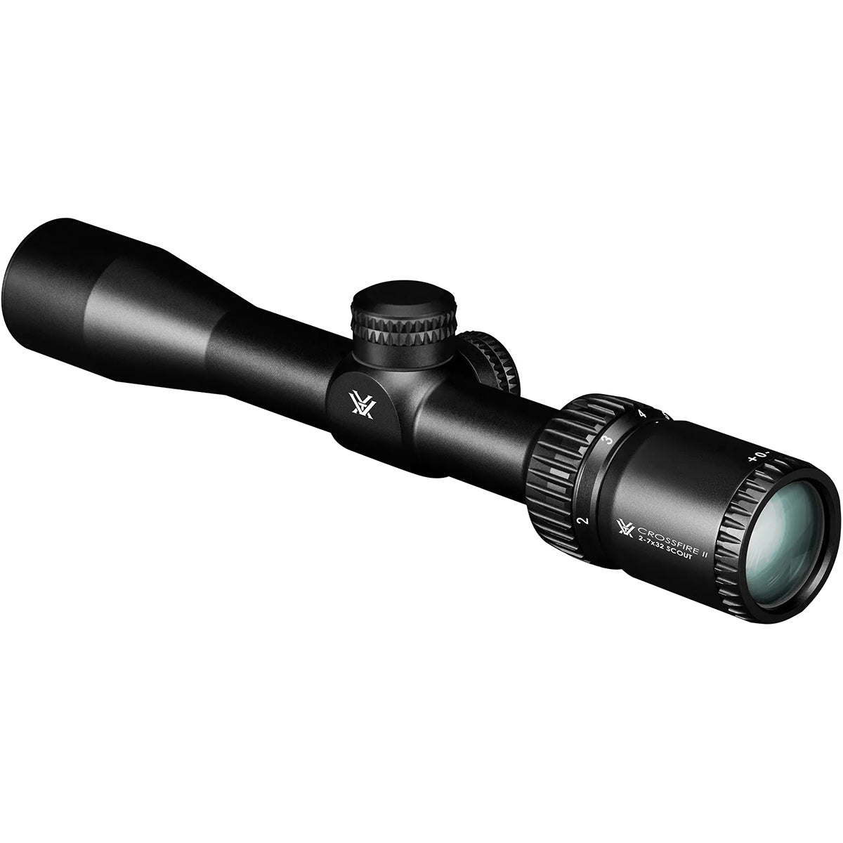 Vortex Optics Crossfire II 2 - 7X32 Scout Riflescope - V - Plex (MOA) - Forza Sports