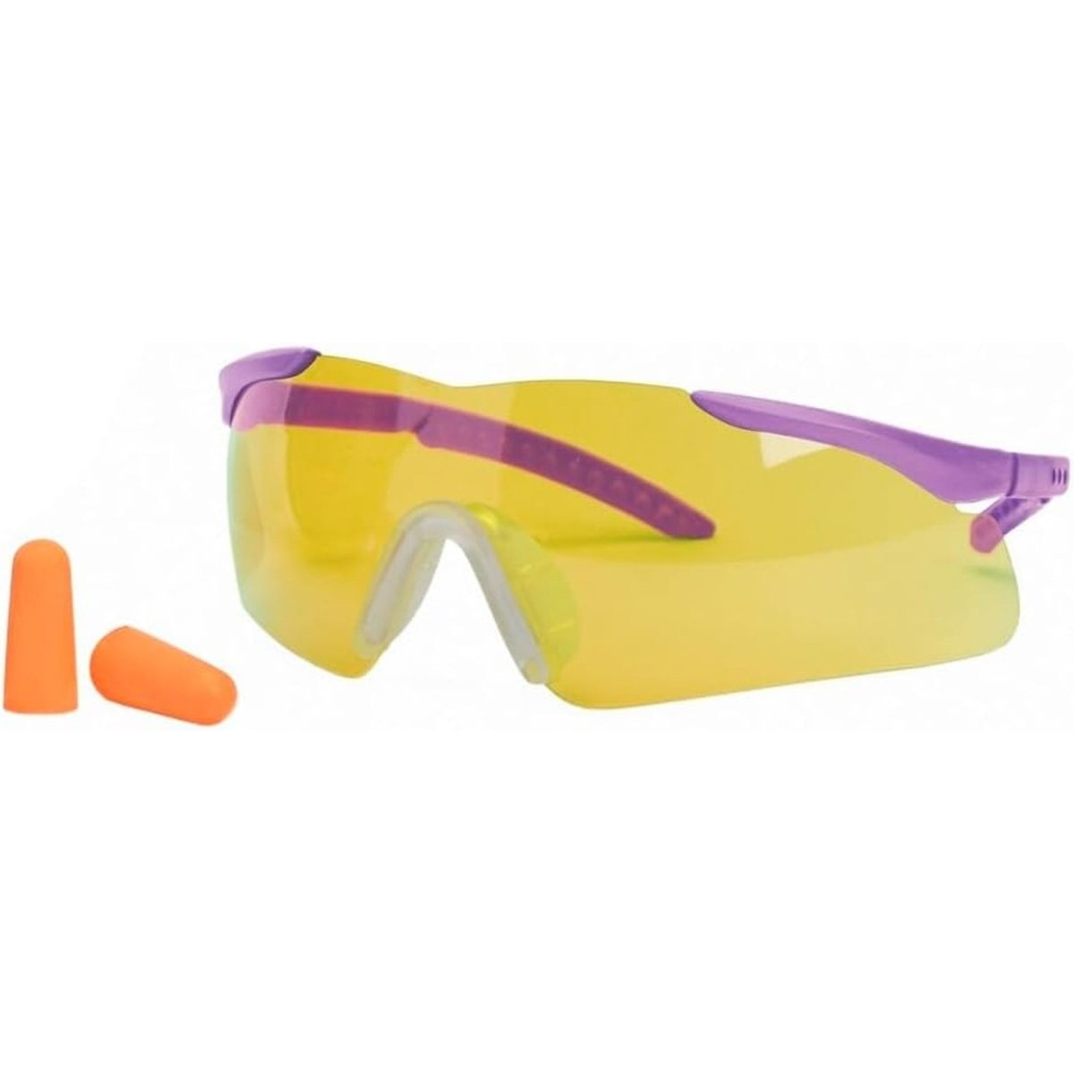 Walker's Youth and Women Combo Kit, Passive Muffs, Sport Glasses and Foam Tips - Forza Sports