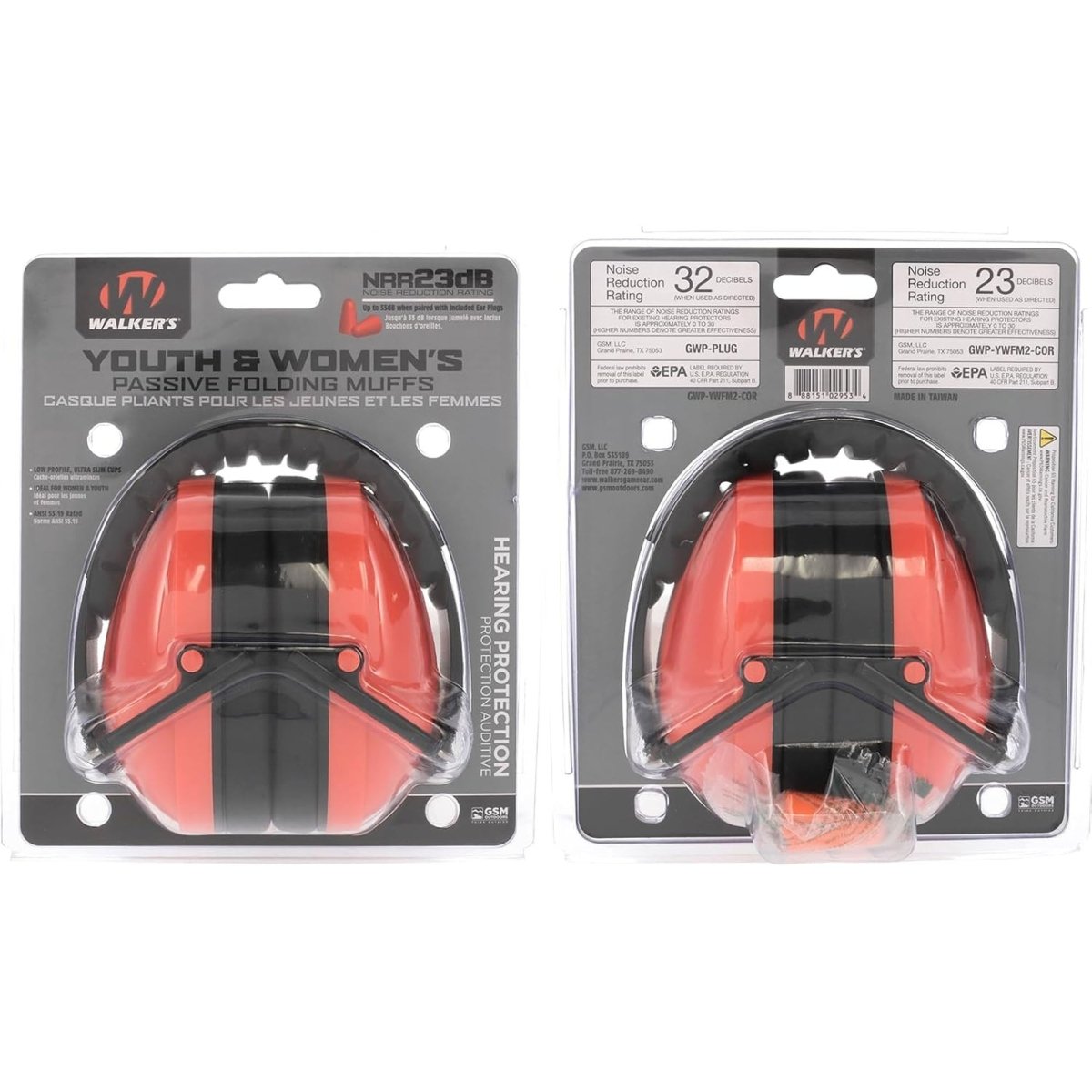 Walker's Youth and Women Folding Passive Muff - Forza Sports