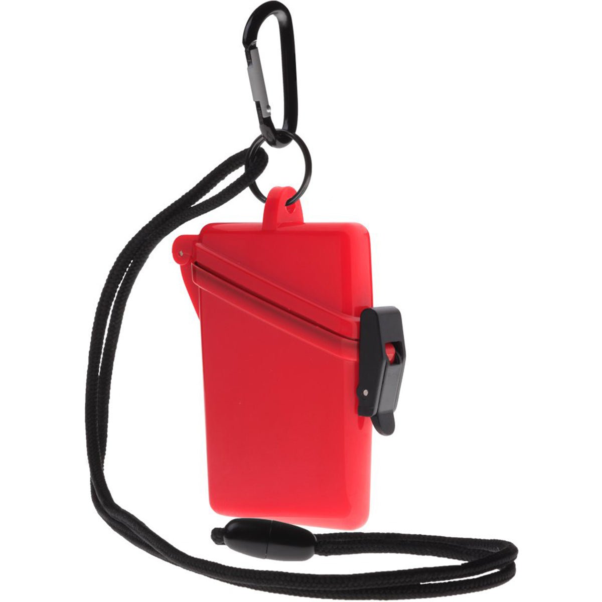 Witz Surfsafe Lightweight Waterproof Sport Case w/ Lanyard & Carabiner - Red - Forza Sports