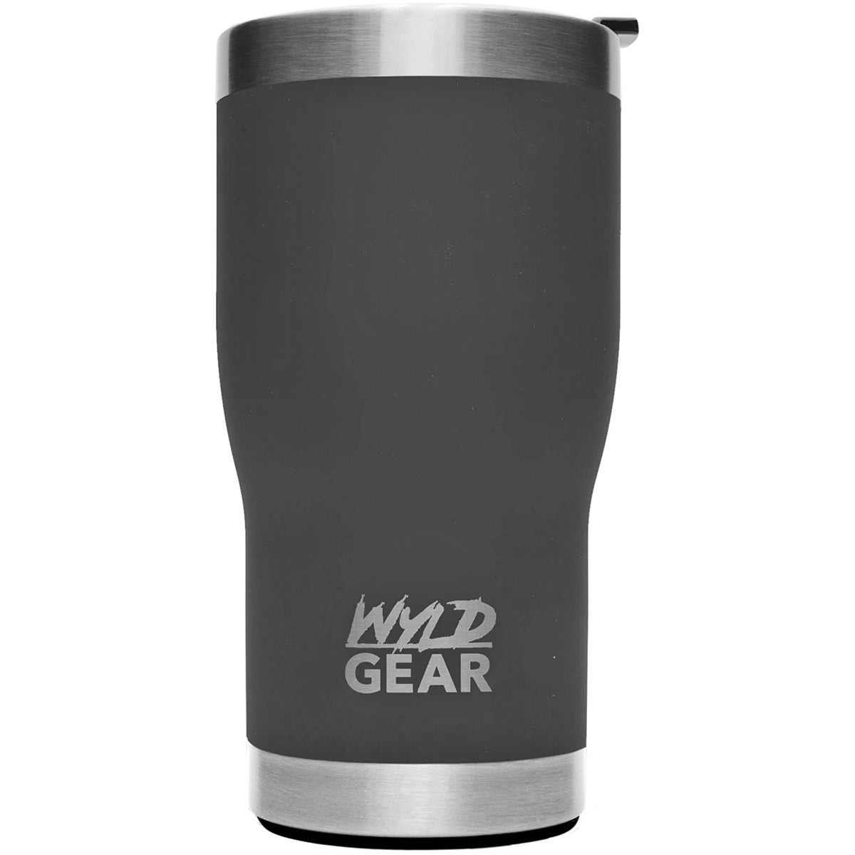 Wyld Gear 20 oz. Vacuum Insulated Stainless Steel Tumbler - Matte Gray - Forza Sports