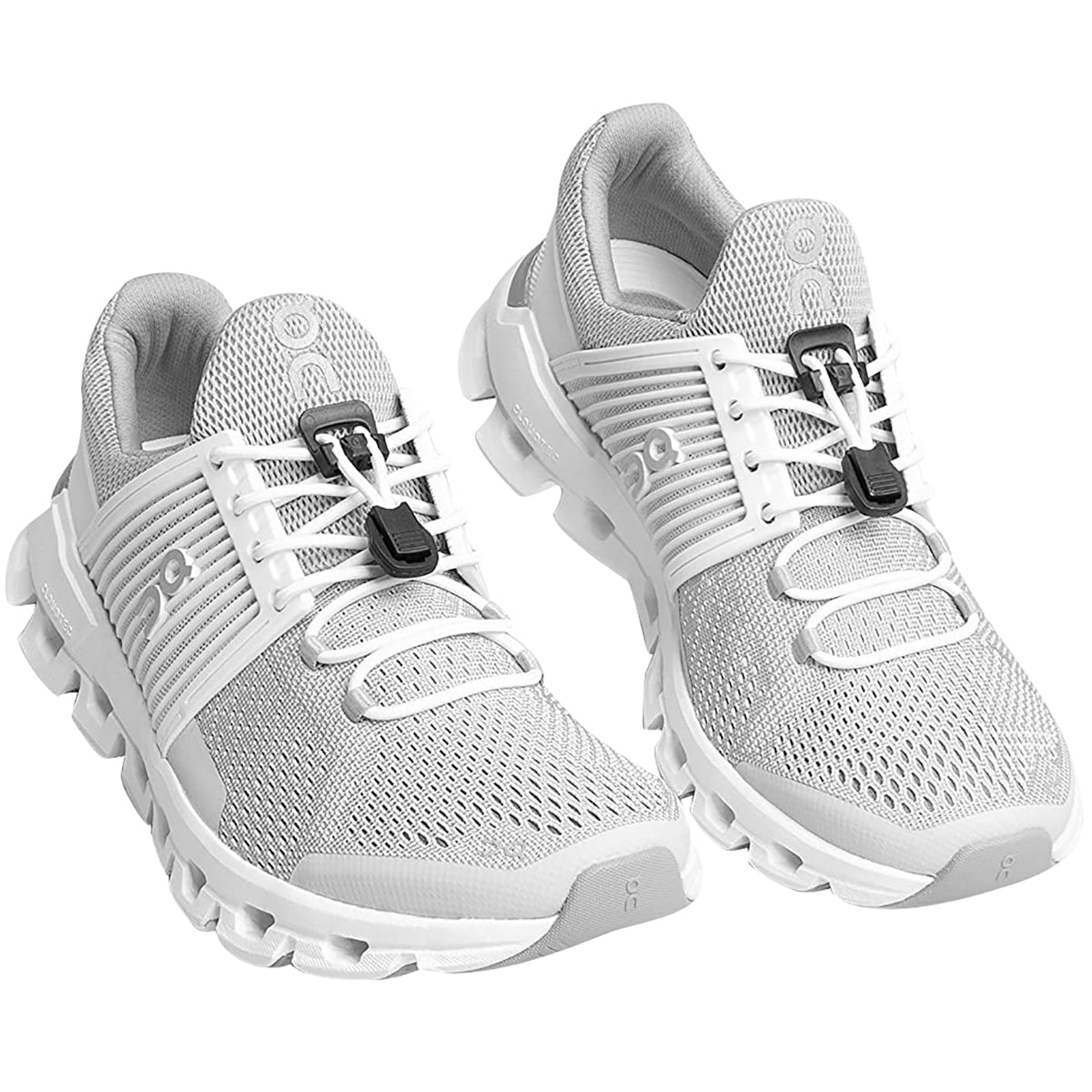 Xpand Laces No-Tie Quick-Release Elastic Shoelaces - solid white