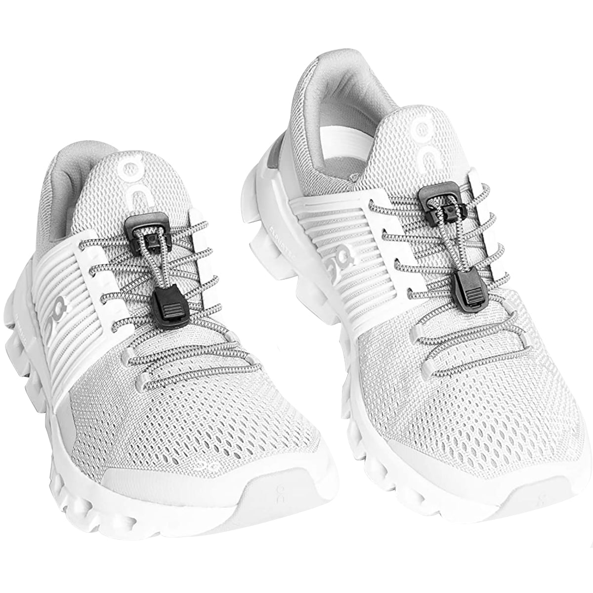 Xpand Laces No-Tie Quick-Release Elastic Shoelaces - solid white - Forza Sports