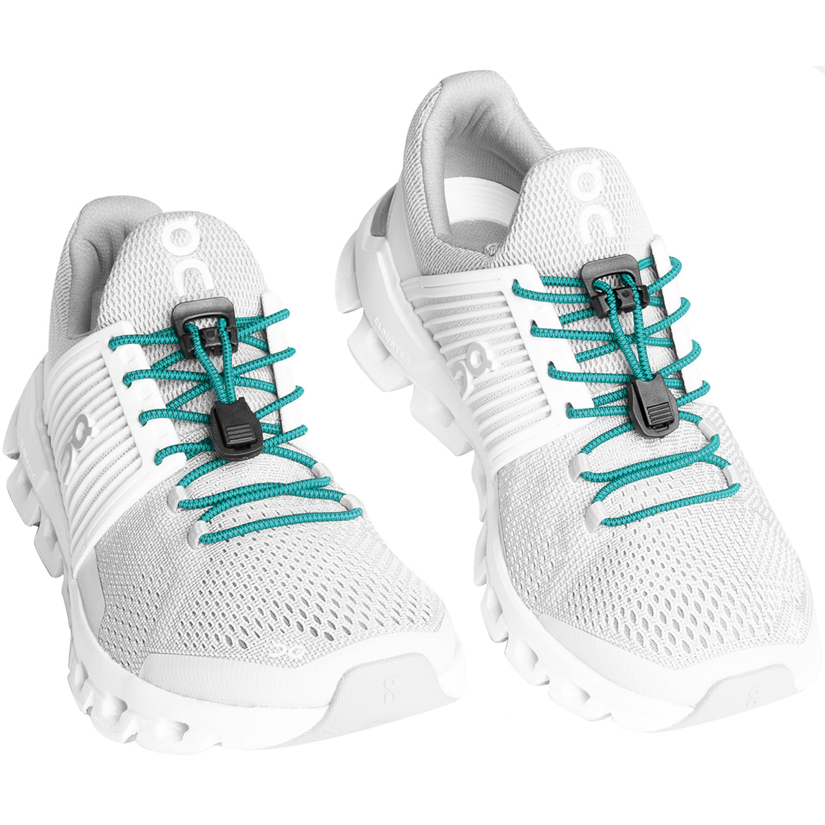 Xpand Laces No-Tie Quick-Release Elastic Shoelaces - teal