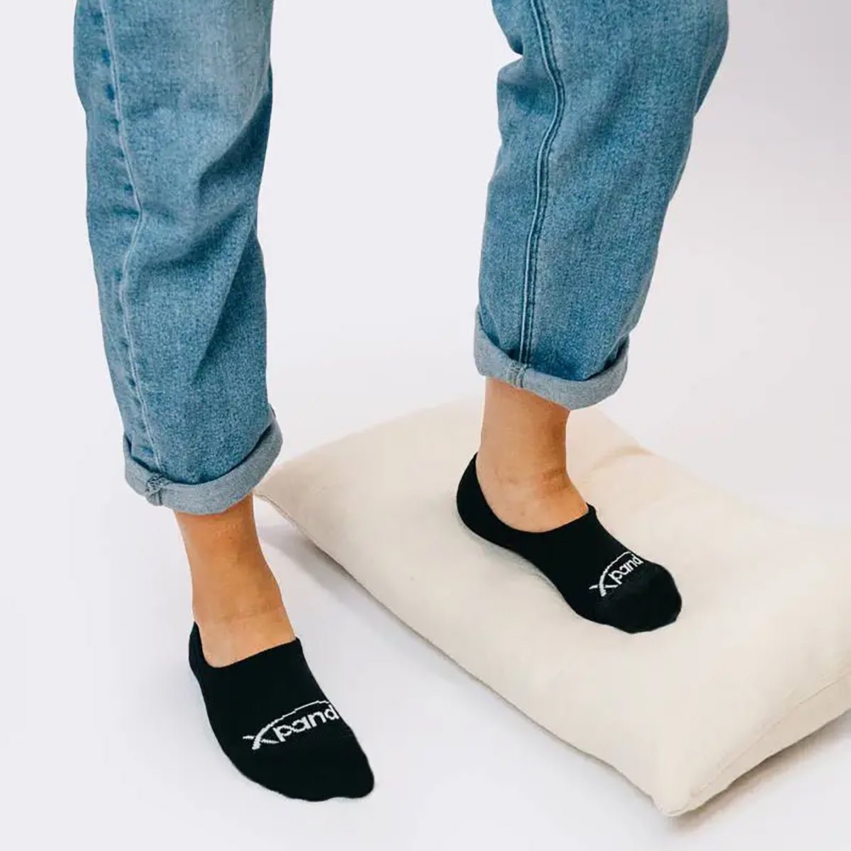 Xpand Laces Cushioned No - Show Casual Socks - Black - Forza Sports