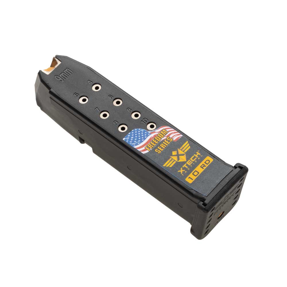 XTech Tactical (2 Pack) MAG19 - 10, 9mm 10 - Round Magazine for GLOCK 19, XT30321 - Forza Sports