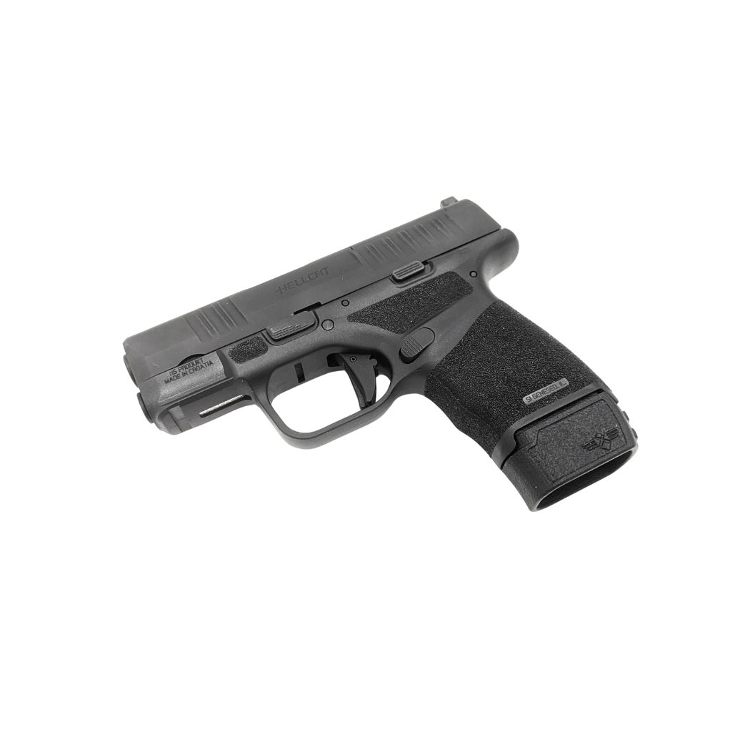 XTech Tactical Grip Extension for Springfield Hellcat 9mm +0 10 - Round Magazine - Forza Sports