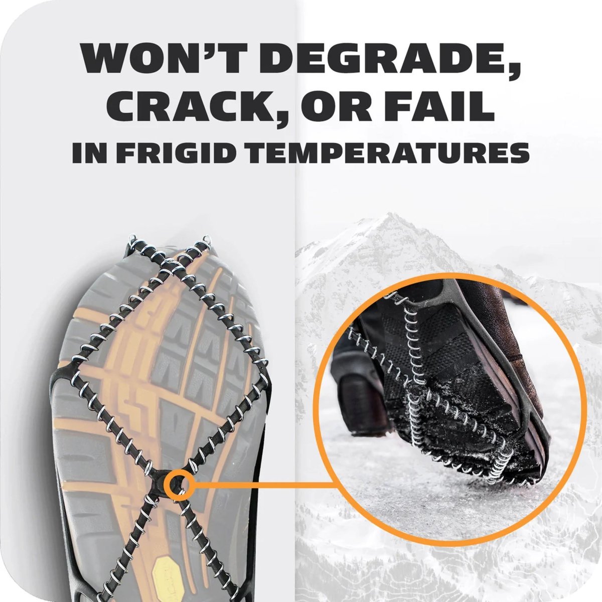 Yaktrax Walk Plus Traction Cleats For Ice and Snow - Forza Sports