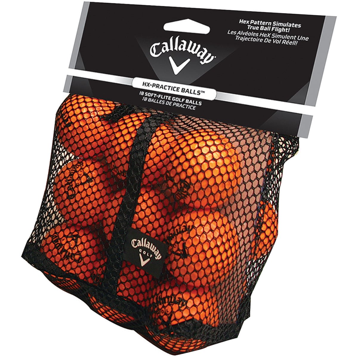Callaway HX Practice Golf Balls - 18 Pack - Orange - Forza Sports