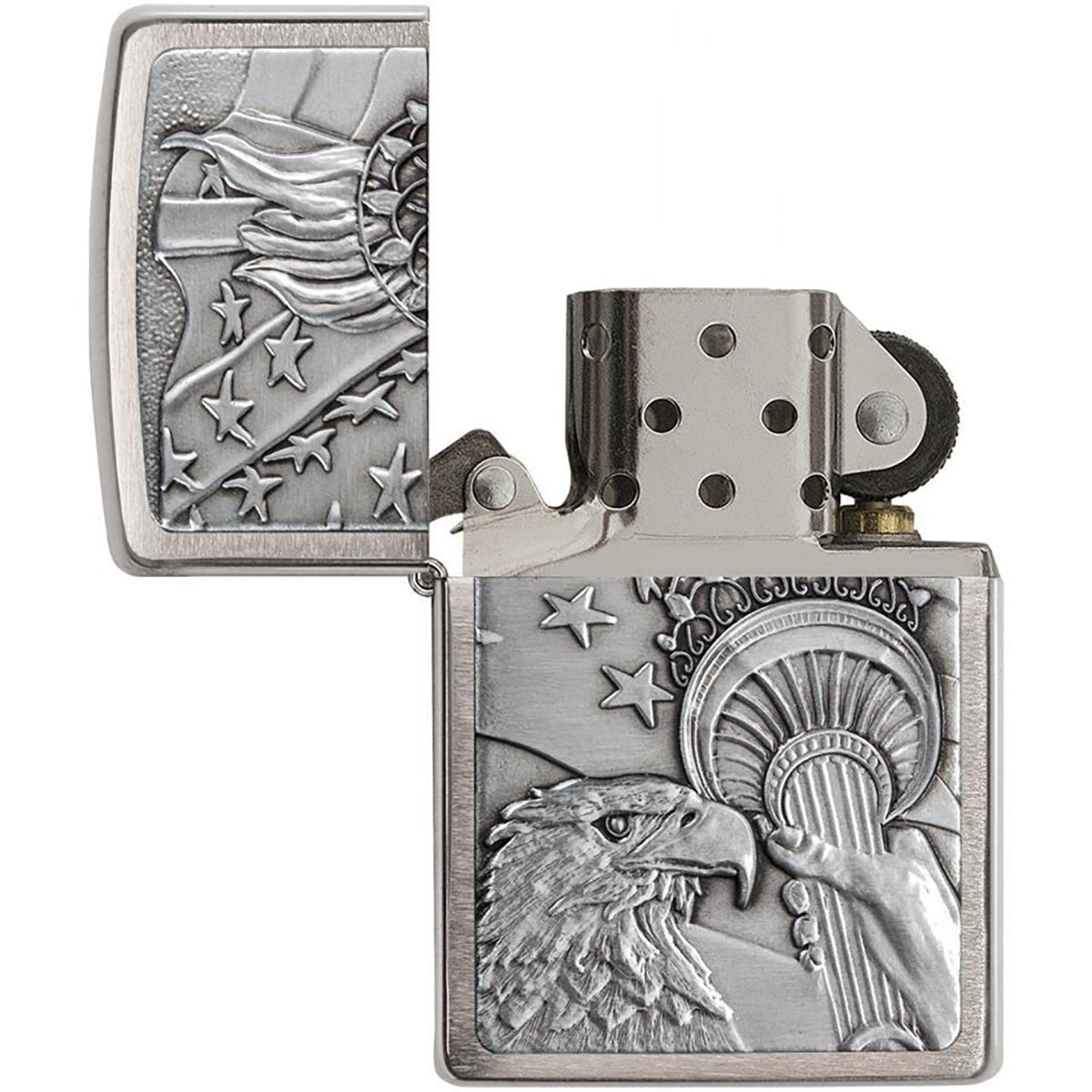 Zippo Something Patriotic Emblem Pocket Lighter - Forza Sports