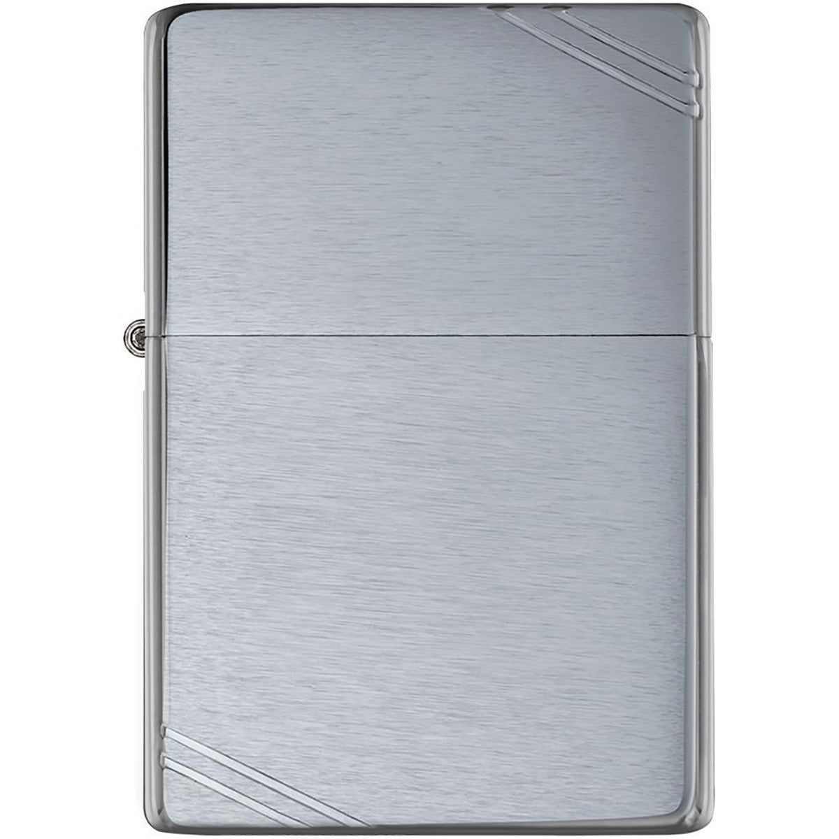 Zippo Vintage Brushed Chrome with Slashes Pocket Lighter - Forza Sports