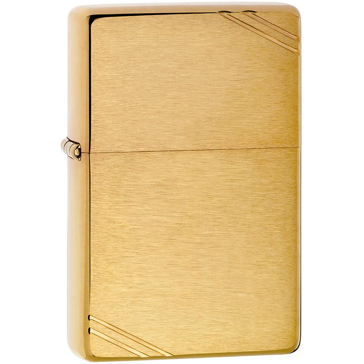 Zippo Vintage Series Brass with Slashes Pocket Lighter - Forza Sports