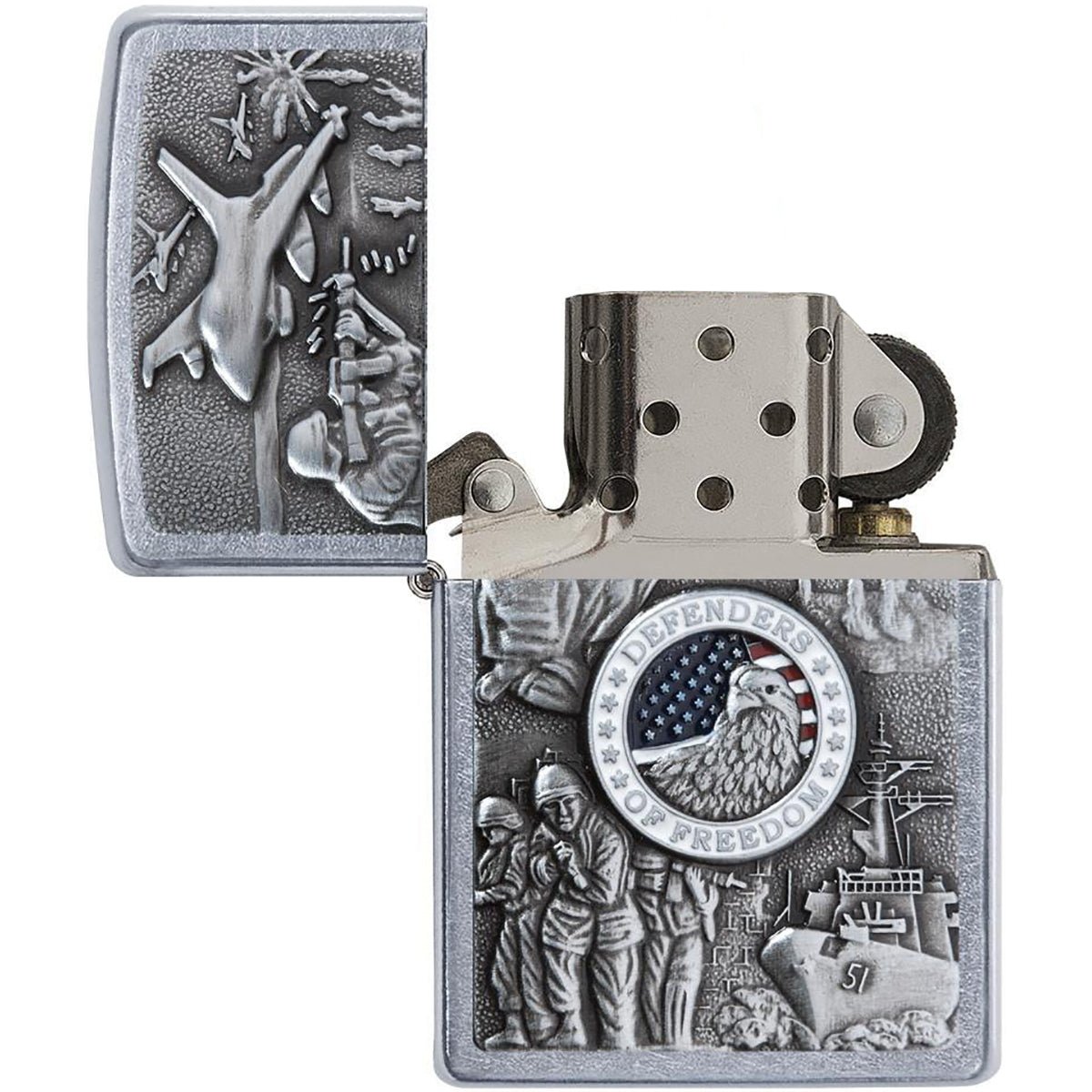 Zippo Joined Forces Emblem Pocket Lighter - Forza Sports
