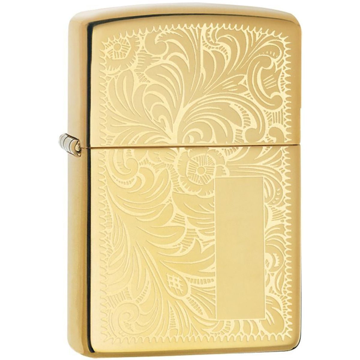 Zippo High Polished Brass Venetian Pocket Lighter - Forza Sports