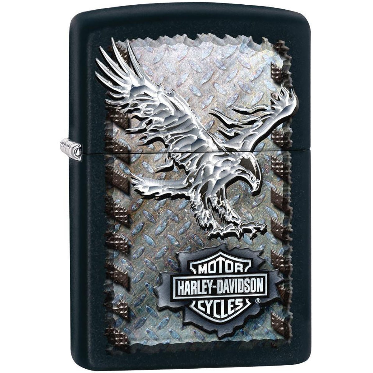 Zippo Harley - Davidson Chrome Eagle Refillable Windproof Lighter - Forza Sports
