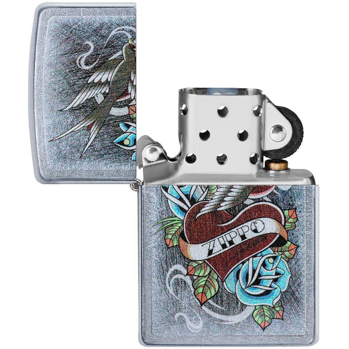 Zippo Vintage Tattoo Refillable Windproof Lighter - Forza Sports